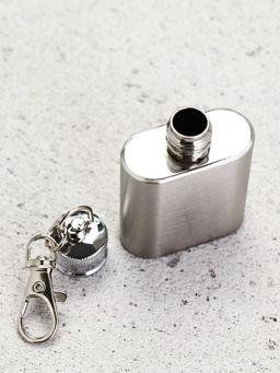 Подарочный набор мужской: гель для душа граната 250 мл и брелок фляжка, Чистое счастье