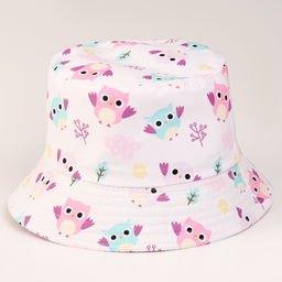 Панама детская «Совята», белая, р-р 48-50