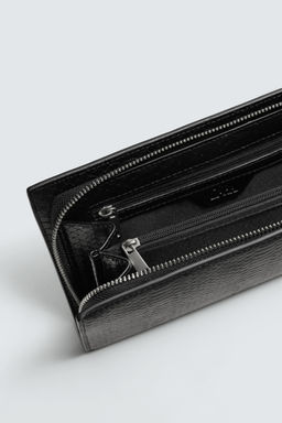 CROCODILE EMBOSSED XL WALLET - Zara фото 5