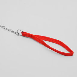 Поводок металлический витой с нейлоновой ручкой, 180 см х 2 мм - Пижон фото 3