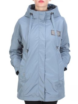 FY-221 GRAY/BLUE Ветровка женская АЛИСА (65% хлопок, 35% полиэстер) - Фабричный китай фото 2