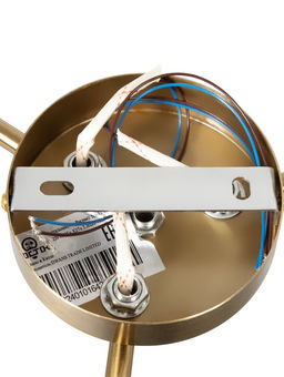 Люстра N6421/3, 3×60 Вт, E27, цвет медный