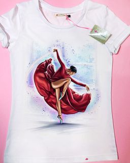 Эксклюзивная футболка Yana Pletneva упаковка плотный Zip пакет!