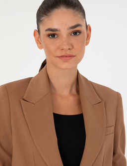 Kahverengi Comfort Fit Ceket
