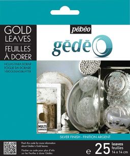 PEBEO Фольга зеркальная Gedeo 12 листов 766550 под серебро