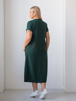 Платье 1396 темно-зеленый - Novita фото 8