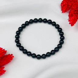 Браслет из черного Турмалина черного "Шерл" 17 см