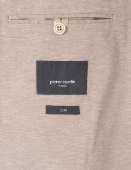 A__k Kahverengi Slim Fit Keten Kar___ml_ Tak_m Elbise
