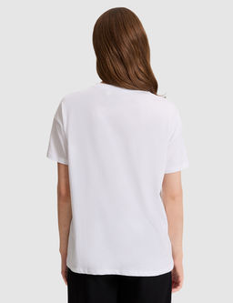 Beyaz Oversize Ti__rt