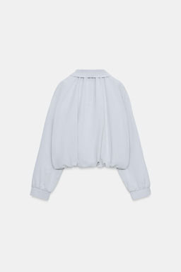 CHAQUETA BOMBER GLOBO / Celeste - Zara фото 8