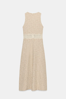 VESTIDO ESTRUCTURA COMBINADO / Crudo / Marr?n - Zara фото 2