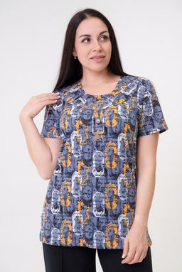 Туника женская из кулирки Наина газета - Амадэль фото 4