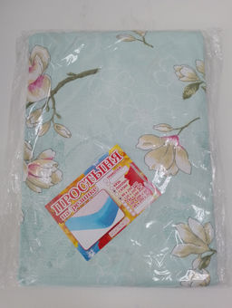 Простынь на резинке поплин 80*200*20