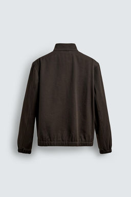 WOOL - COTTON TEXTURED JACKET - Zara фото 9