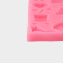 Цена за 2 шт. Молд для заливки Свадебная атрибутика, силикон, 13 ячеек, 15.5?6?0.9 см, розовый