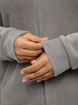 Толстовка женская из флиса Скарлет светло-серый - Амадэль фото 14