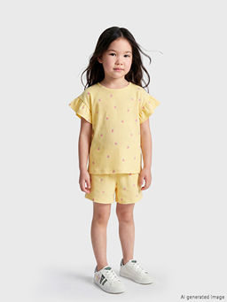 Desenli K?z ?ocuk ?ortlu Tak?m