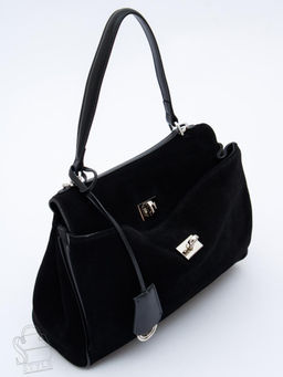 Сумка женская кожаная 990171NN black Natale Navetta в Новосибирске