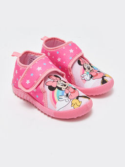 Minnie Mouse Bask?l? C?rt C?rtl? K?z Bebek Panduf