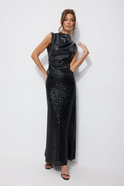 Юбка LYUSHe 4257 черный  фото 6