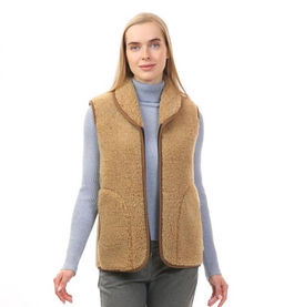 Жилет арт.1217-11/мол.воротник ТАРА Камель
