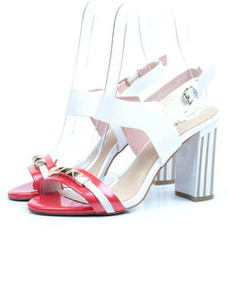 08-XA771-C629-NP141-NP144 WHITE Босоножки (натуральная кожа)