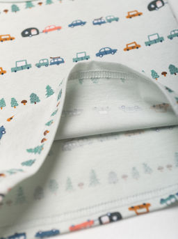 Майка для мальчика 4 шт., бел/мятный, 561