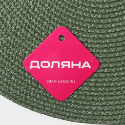 Цена за 12 шт. Салфетка сервировочная на стол Доляна Лофт, d=38 см, цвет зелёный  фото 19