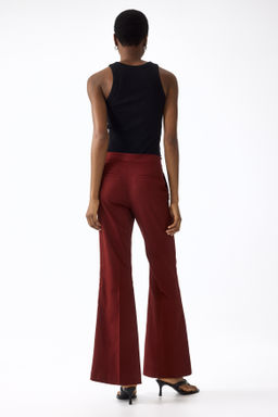 Linen-blend tailored trousers - H&m фото 5