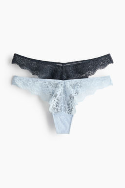 Pack de 2 bragas thong de encaje - H&m фото 2