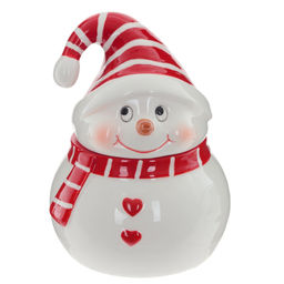 Емкость для сыпучих продуктов "Снеговик", 350 мл, L10 W10 H15 см