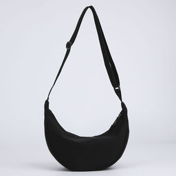 Сумка женская из текстиля, 30х17х6 см, чёрный цвет - Nazamok фото 2