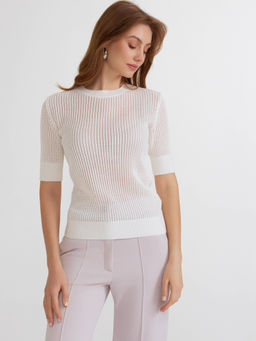 CONTE LDK2454 Джемпер женский ecru - Conte elegant фото 2