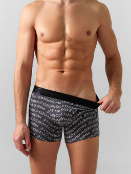 Цена за 2 штуки! ТРУСЫ МУЖСКИЕ текст на графите2 411221 - Mark formelle фото 3