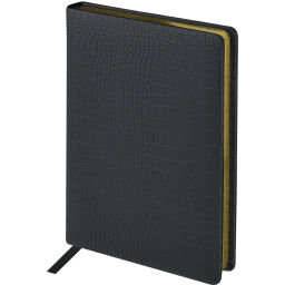 Ежедневник недатированный А5 AMAZONIA черный 272 стр. иск. Кожа, 3-782/01