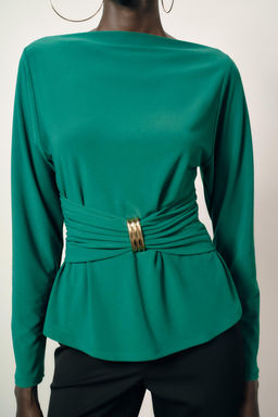 DRAPED WAIST TOP - Zara фото 3