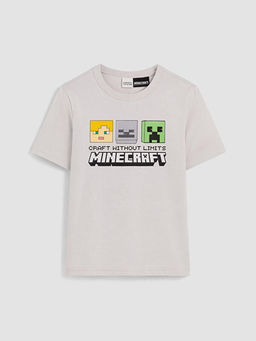 Minecraft Bask?l? Erkek ?ocuk Ti??rt