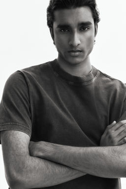 Camiseta con efecto lavado Regular Fit - H&m фото 5