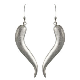 Серьги из белого металла под серебро - Модные истории фото 3