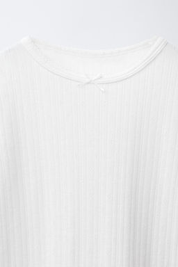 6-14 YEARS/ 2-PACK OF POINTELLE T-SHIRTS - Zara фото 4