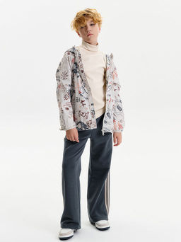 PELICAN, ветровка для мальчиков, Молочный