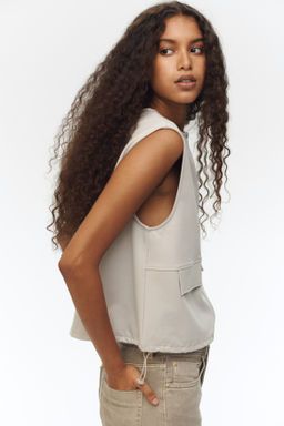 Top de punto con cord?n de ajuste - H&m фото 6