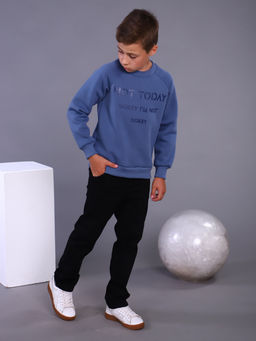 Толстовка "Сорри" синий