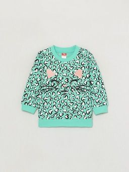 CRB wear/CWNG 62944-38-299 Джемпер для девочки, ментоловый/Ex.Cherubino
