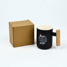 Кружка чайная керамическая «Жизнь начинается с чашечки кофе», 400 мл