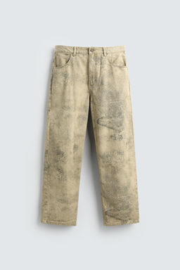 FADED PRINT BAGGY FIT TROUSERS - Zara фото 6
