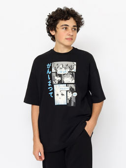 CRB wear / CWSM 60339-22 Футболка мужская,черный/Ex.Cherubino