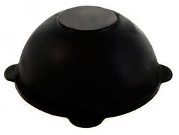 Казан 16,0 л чугунный Узбекский, плоское дно, с крышкой