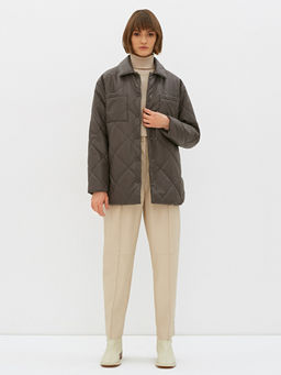 Conso/SM 220106 - grape Утепленное Полупальто фото 5