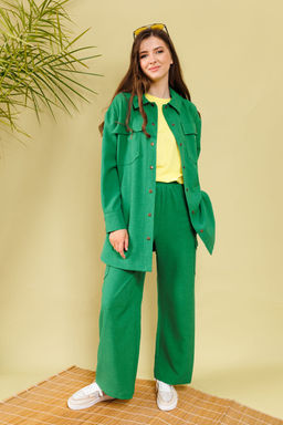 Рубашка NIKVA н323-13 зелень